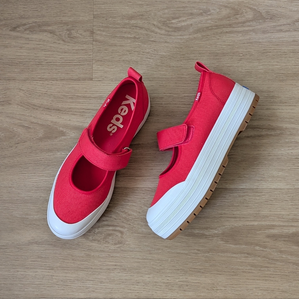 Keds Red Mary Jane Sneakers